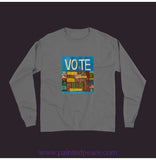 Vote Unisex Long Sleeve Shirt Grey / Small (S)