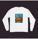 Vote Unisex Long Sleeve Shirt White / Small (S)