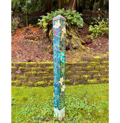 Warm Winter Wishes Art Pole 60’’ - New