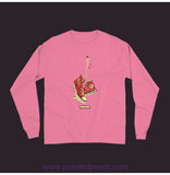 We Are Not Going Back Unisex Long Sleeve Tee - New Bright Pink / Small (S) Longsleeve T-Shirt