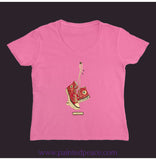 We Are Not Going Back Women’s V-Neck Azalea / Small (S)