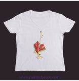 We Are Not Going Back Women’s V-Neck White / Small (S)